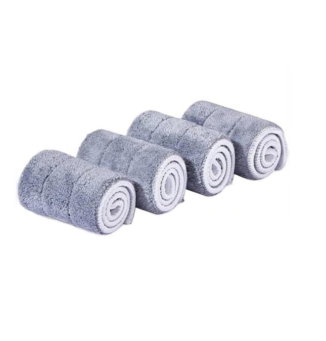 4x Mikrofaser-Staubtuch-Mopp-Pads